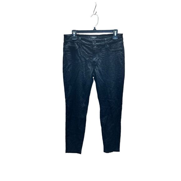 Liverpool Jeans Company Size 8 29 Petite Black textured Skinny Pants - Picture 1 of 5